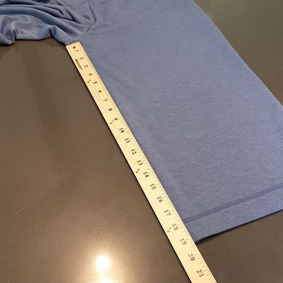 NWT St. John's Bay Active Bold Blue French Terry Capris - Picture 9 of 11